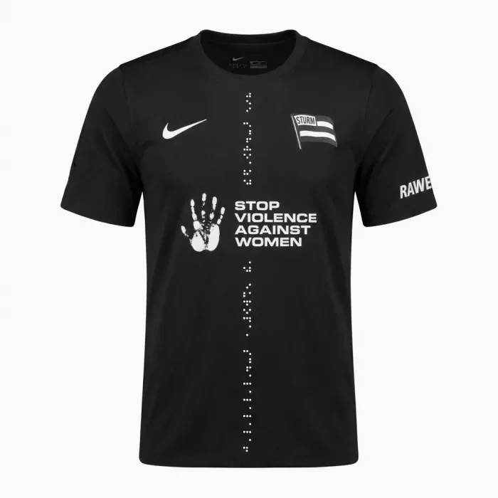 SK Sturm Graz 2026 “Stop Violence Against Women” Special Man Jersey