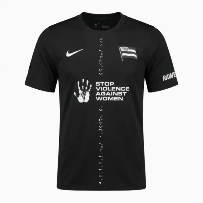 SK Sturm Graz 2026 “Stop Violence Against Women” Special Man Jersey