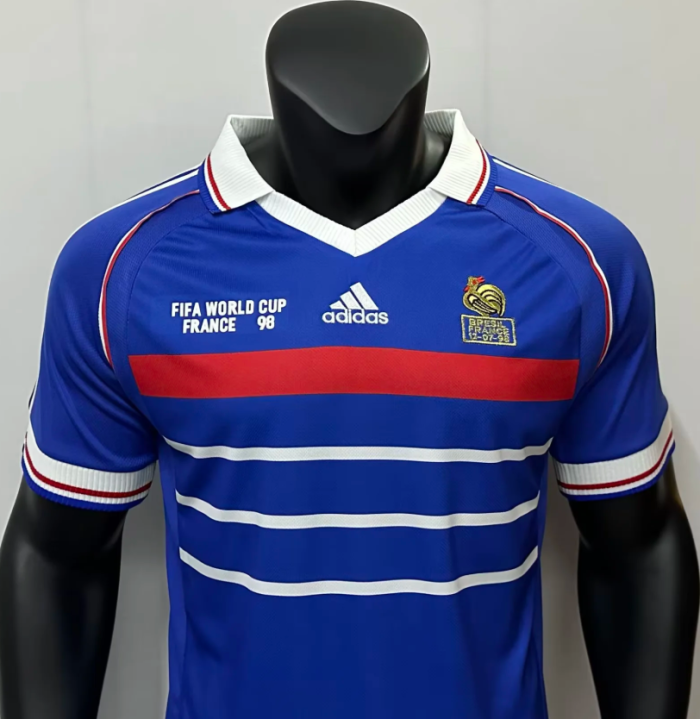France Retro Home Jersey 1998