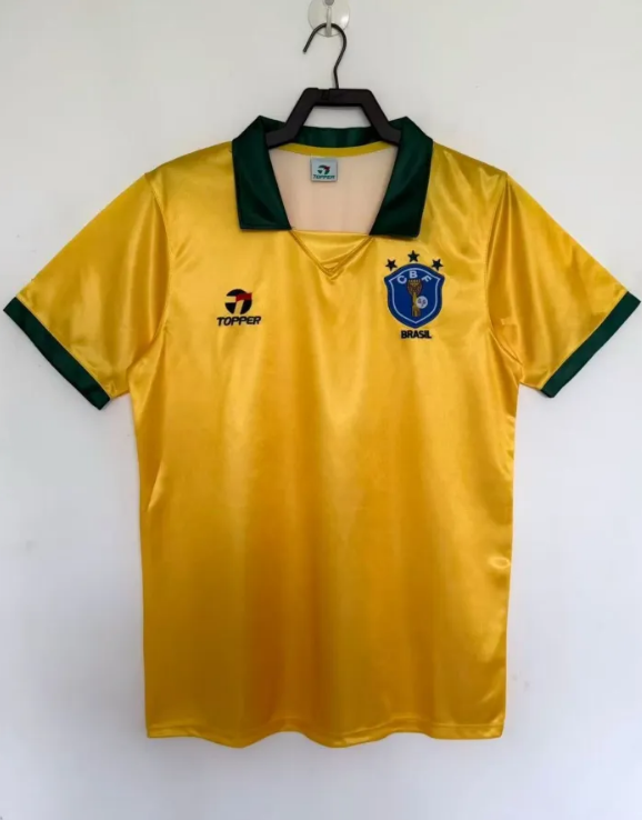 Brazil Home Retro Jersey1988
