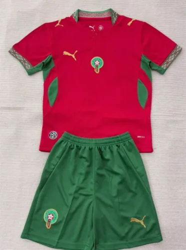 Morocco 2026 World Cup Home Kids Suit
