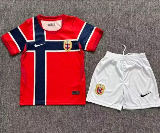 Norway Women's Team Euro 2025 Home Kids Suit