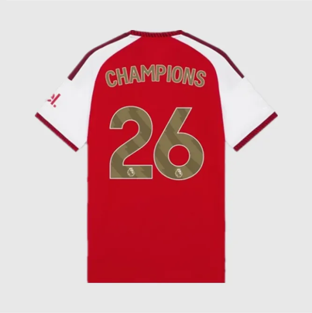 Arsenal Home Champions Man Jersey 26/27