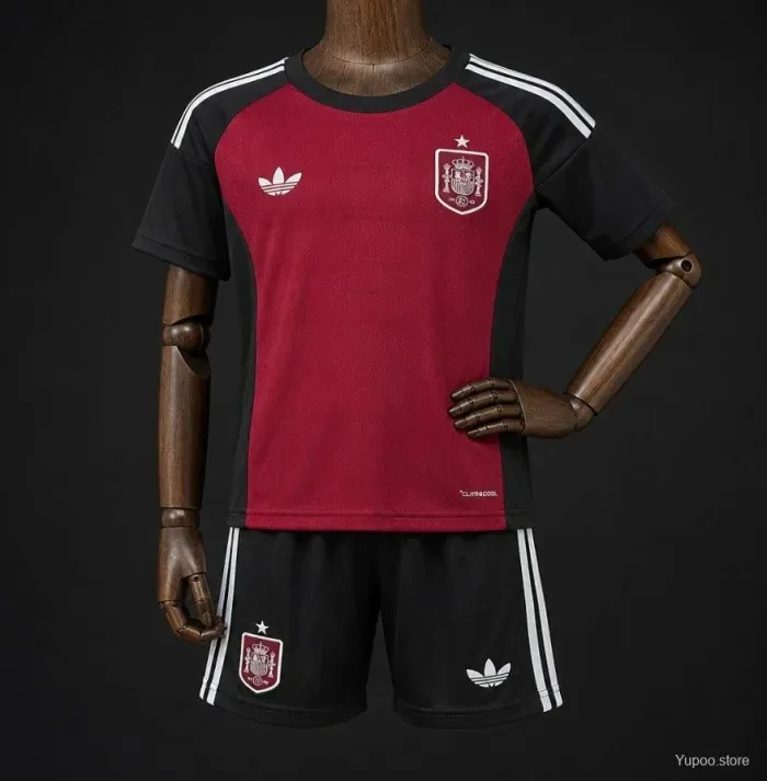 Spain 2026 World Cup Away Goalkeeper Kids Suit