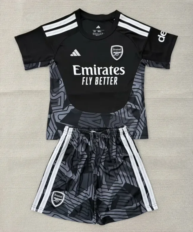 Arsenal Black Goalkeeper Men Jersey Suit 26/27