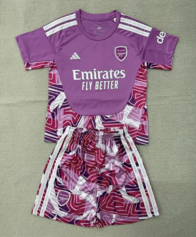 Arsenal Purple Goalkeeper Kids Suit 26/27