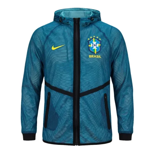 Brazil Training Anthem Blue Jacket 2026