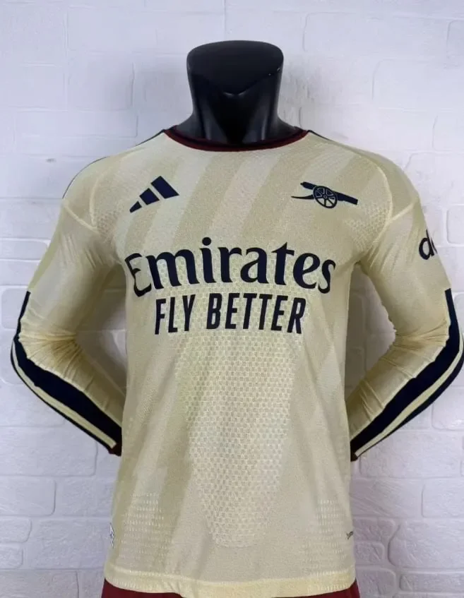 Arsenal Third Champions Player Long Sleeve Men Jersey 26/27