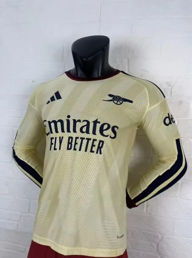 Arsenal Third Champions Player Long Sleeve Men Jersey 26/27
