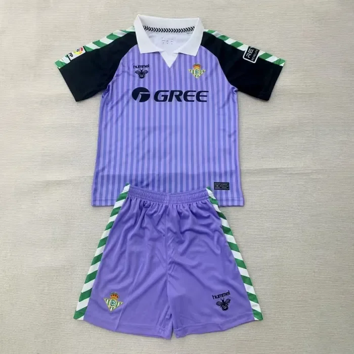 Real Betis Retro Goalkeeper Purple Men Jersey Suit 25/26
