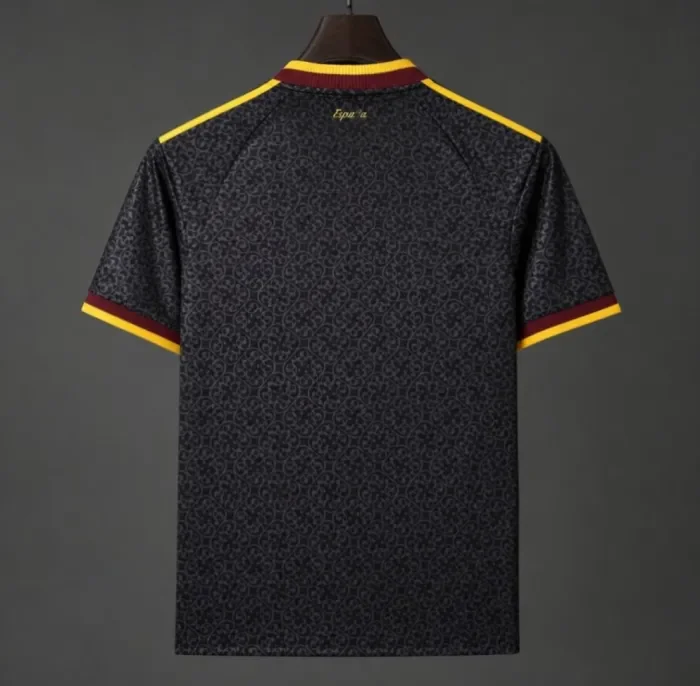 Spain 2026 Black Special Edition 2 Stars Man Jersey