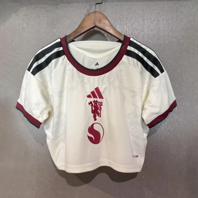 Manchester United Third Woman Cropped Jersey