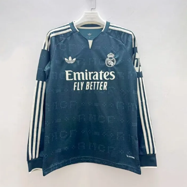 Real Madrid Away Men Long Sleeve Jersey 26/27