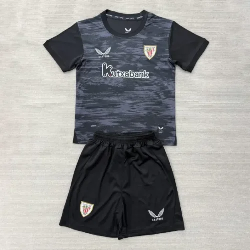 Athletic Bilbao Black Goalkeeper Kids Suit 26/27