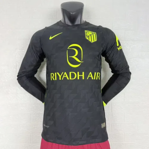 Atletico Madrid Away Player Long Sleeve Man Jersey 26/27