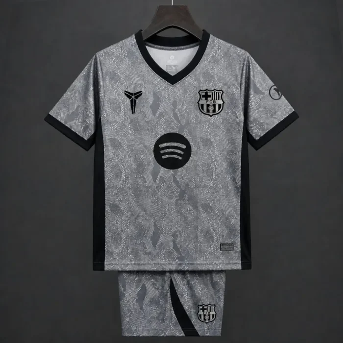 Barcelona Grey Goalkeeper Kids Suit 26/27
