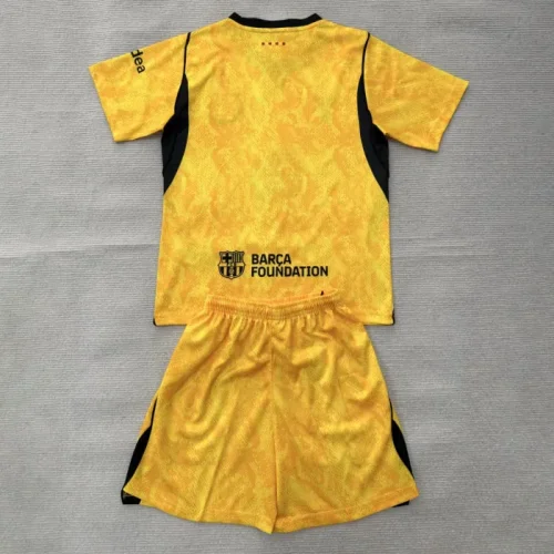 Barcelona Yellow Goalkeeper Men Jersey Suit 26/27