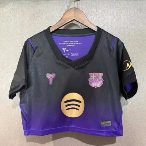 Barcelona Away Woman Cropped Jersey
