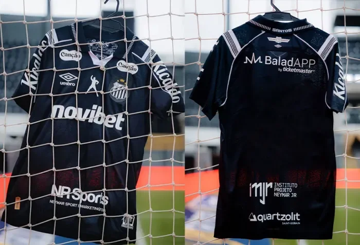 Santos Third Black Man Jersey 26/27