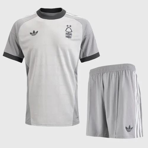 Nottingham Forest Grey Goalkeeper Men Jersey Suit 26/27