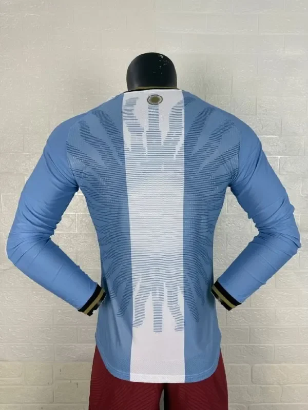 Argentina 2026 Messi Tribute Player Long Sleeve Men Jersey