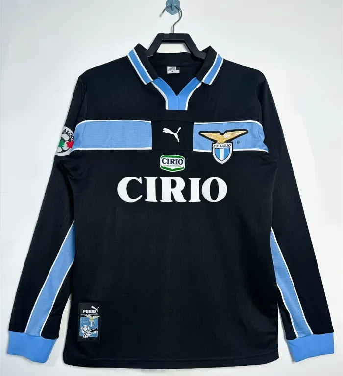 Lazio Away Retro Long Sleeve Retro Jersey 1998/99