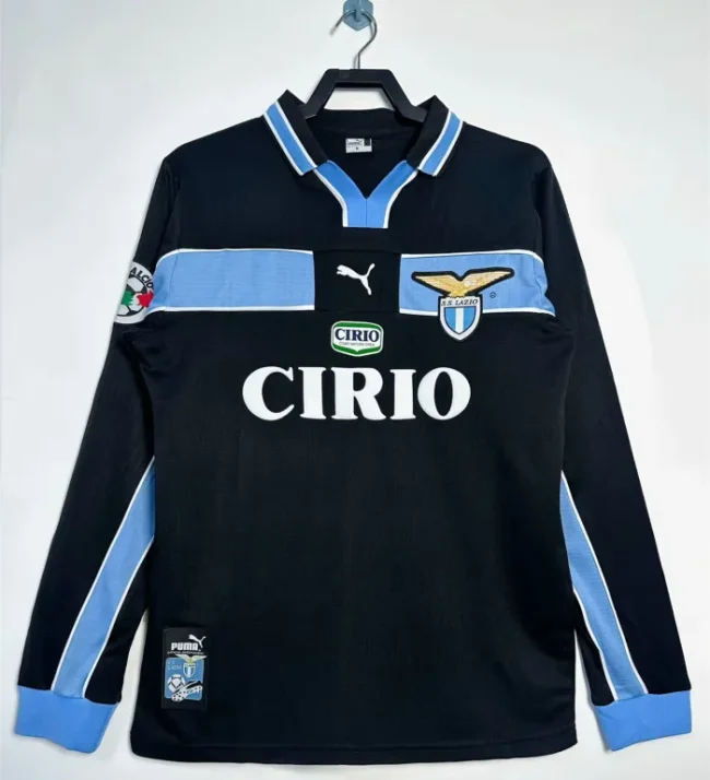 Lazio Away Retro Long Sleeve Retro Jersey 1998/99