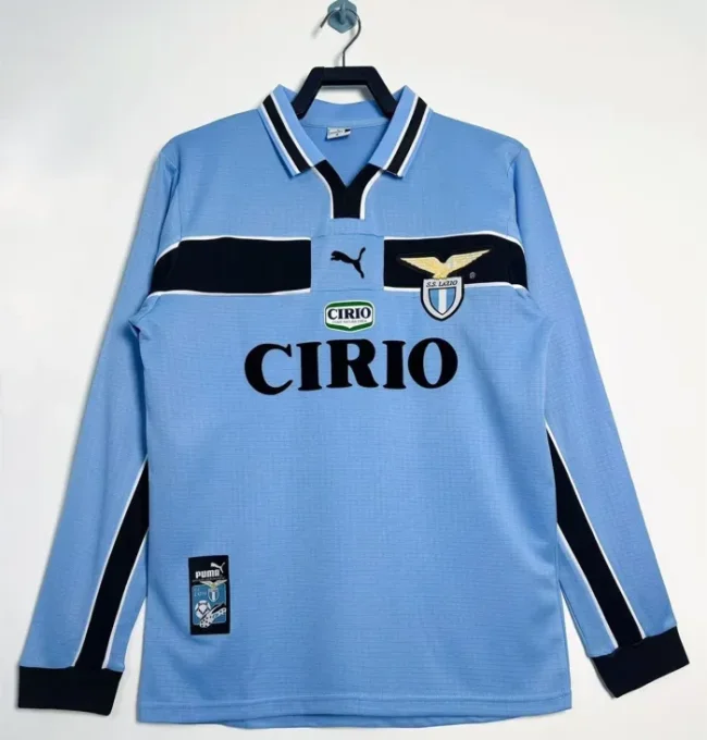 Lazio Home Long Sleeve Retro Jersey 1998/99