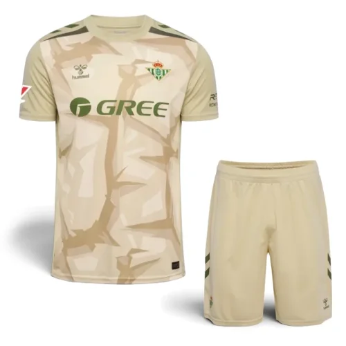 Real Betis Beige Goalkeeper Men Jersey Suit 26/27