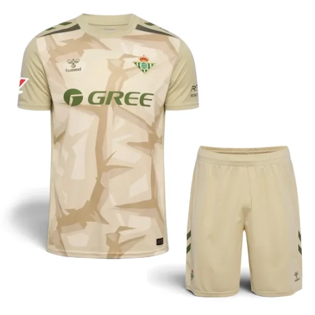 Real Betis Beige Goalkeeper Men Jersey Suit 26/27