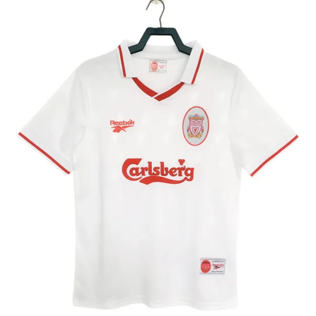 Liverpool White Retro Jersey 96/97