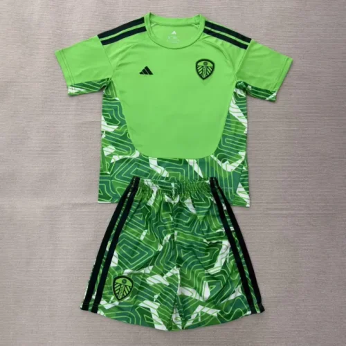 Leeds United Green Goalkeeper Kids Suit 26/27