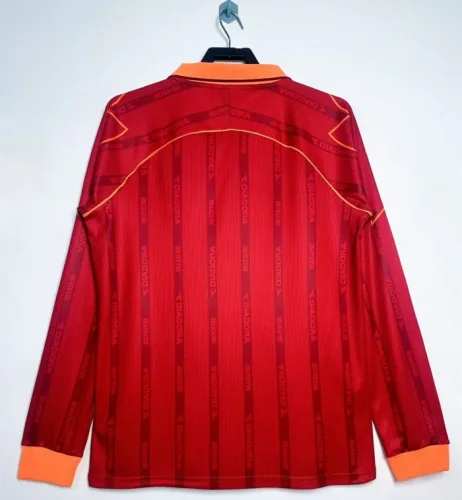 AS Roma Home Retro Long Sleeve Jersey 1999/00