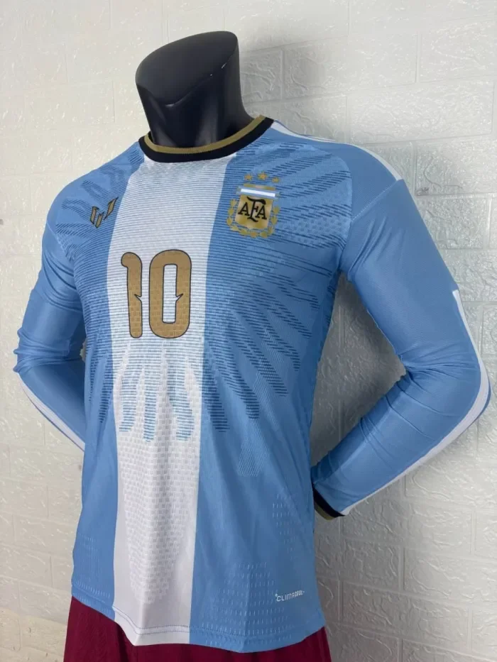 Argentina 2026 Messi Signature Edition Player Long Sleeve Men Jersey