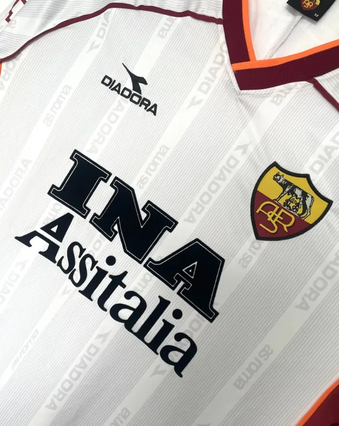 AS Roma Away Retro Long Sleeve Jersey 1999/00