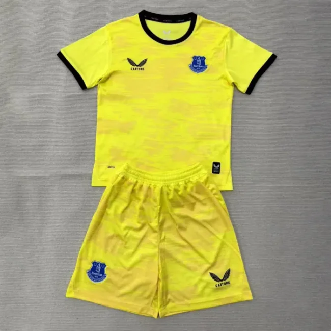 Everton Yellow Goalkeeper Kids Suit 26/27