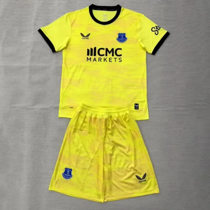 Everton Yellow Goalkeeper Kids Suit 26/27
